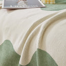 Chenille Minimalist Wavy Sofa Throw Cover, Cozy Blankets for Couch, Machine Washable Couch Protector
