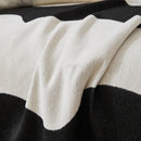 Chenille Minimalist Wavy Sofa Throw Cover, Cozy Blankets for Couch, Machine Washable Couch Protector