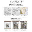 Show mom how much you care with a personalized family photo blanket plush - the perfect gift!