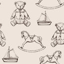 Contemporary Beige Wallpaper for Nursery Vogue