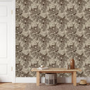 Deer on Grey Wallpaper