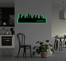 Houston Skyline - Metal Wall Art