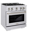 ZLINE 30" Select Gas Range Convection Gas Oven DuraSnow® Stainless Steel HGRS-30