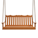 Keystone Amish Co. 5 Foot York Red Cedar Porch Swing, Natural Stain