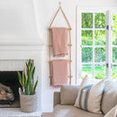 Hanging Blanket Ladder | Towel and Quilt Rack