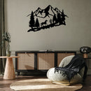 Mountain Horse Metal Wall Art – Western Wildlife Equestrian Home Decor