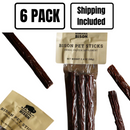 All Natural Bison Pet Sticks | Pack of 6 | 2.4 oz | Shipping Included | Nebraska Bison