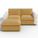 Ainfox L shaped Module Sofa 2 Seat And 1 Ottoman For Living Room,Vila,Apartment