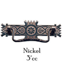 Eastlake Style Pull in Brass or Antique Brass