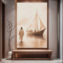 Jesus Christ Walking On Water Faith Wall Art VIII