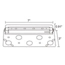 RHL8501R Low Voltage Bronze 2700K Hardscape Paver Light Retaining Wall LED Step Lighting