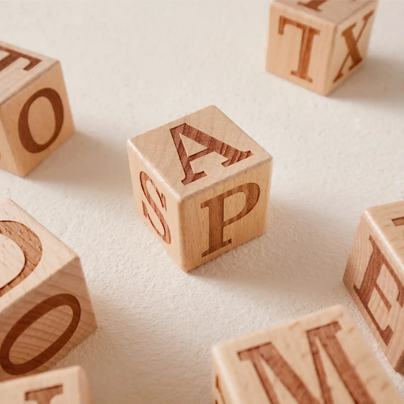 Tiny Land® Wooden Alphabet Blocks