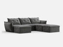 RUBIK X 3 Seats With 3 Ottomans