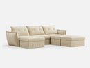 RUBIK X 3 Seats With 3 Ottomans