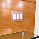 CleanPlate Wall Plate in Copper for Rocker Switches