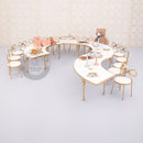 VEGA YAN Gold Kids Table - Full Round