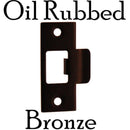 Brass, Nickel or Oil Rubbed Bronze T Strike Plate for Door Latches