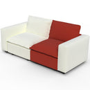 Ainfox 82inch Loveseat Sofa Luxury Sofa Rainbow Sofa For Home,Appartment,Vila