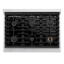 ZLINE 36" Paramount Gas Rangetop Stainless Steel SRT36
