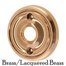 Doorknob Rosette with Beveled Detailing