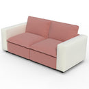 Ainfox 82inch Loveseat Sofa Luxury Sofa Rainbow Sofa For Home,Appartment,Vila