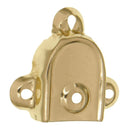 Rigid Spade Trunk Handle Caps (Decorative Metal Ends)