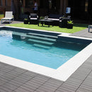 Deck Tiles - Premium WPC Interlocking | DECKO (11.8" x 11.8" x 0.8") - choose color - (One Piece)