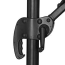 UNIDAZE 10 Ft Patio Offset Cantilever Umbrella 360°Rotation Garden Hanging Umbrella with Cross Base