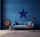 American Flag Star - Metal Wall Art