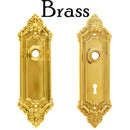 Door Trim Plate with Victorian Detailing