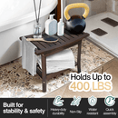 Tranquillo Solid Wood Shower Bench - Durable Shower Stool Wood
