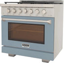 Kucht 36" Freestanding Professional Gas Range KFX3600X-LB
