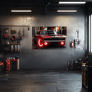 Car light up sign, Car wall art lighted, Car led sign - UvCar19