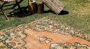 Vintage Handmade Unique Rug Natural 5'3'' X 8'7''