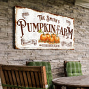 Personalized Pumpkin Farm Sign
