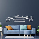 1993 Mustang GT Convertible Metal Car Wall Art - NC0245
