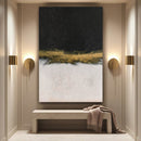 Minimalist Black and Gold Wall Art II