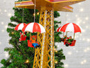 Parachute Tower. Carousel Christmas Village Miniature by Wizardi F07M4-8-W201