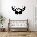 Deer Antlers Metal Wall Art – Wildlife Rustic Hunting Cabin Home Decor