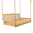Keystone Amish Co. 5 Foot York Red Cedar Swing Bed, Unfinished