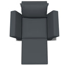 Ainfox 2 Seats Recline sofa Convertible Sofa Couch with Storage