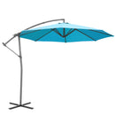 Ainfox 10FT Patio Offset Umbrella with 360 Degree Rotation and Cross Base for Garden Outdoor Swimming Pool & Large Market