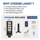 200W All in one solar Parking Lot Lights -25,000 lumens