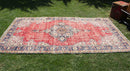 Vintage Handmade Unique Rug  5'9'' X 9'9''