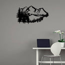 Maroon Bells Peak Metal Wall Art – Colorado Aspen Scenic Mountain Wall Decor