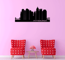 Pittsburgh Skyline Metal Wall Art – Pennsylvania City Urban Home & Office Decor