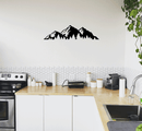 Timberline Mountains Metal Wall Art – Pacific Northwest Scenic Wall Decor