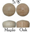 Wood Plugs, Rounded Head, End Grain