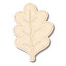 Unfinished Wood Etched Fall Leaf Shape | Paint By Line Crafts | up to 30" DIY
