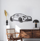 A110s Perspective Metal Car Wall Art - NC1215